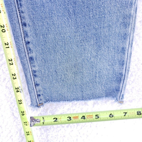 Urban Outfitters BDG Button Fly Jeans Womens Size 26 Slim Straight Raw Hem Pants - Picture 4 of 13